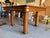 Victorian Antique Victorian Style Tiger Oak Table, Square Dining Table With Leaves on Casters For Sale - Image 3 of 17