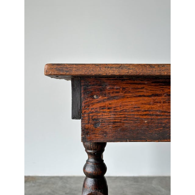 Late 19th Century Antique American Country Store Oak General Table, Late 19th Century For Sale - Image 5 of 18
