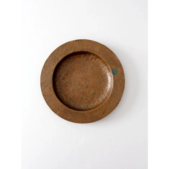Copper Antique Hammered Copper Bowl For Sale - Image 8 of 8