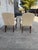 Pair of Vintage French Provincial Upholstered Armchairs With Cabriole Legs and Carved Details For Sale - Image 12 of 12