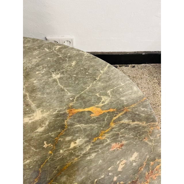 1980s Oval Marble Coffee Table from Pefa, 1980s For Sale - Image 5 of 9