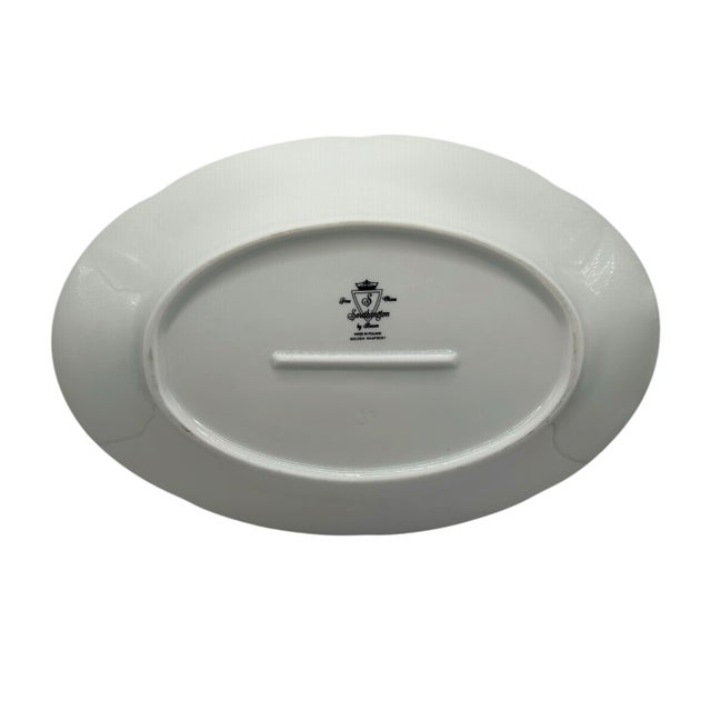 This is an authentic Southington by Baum fine china oval serving platter in the highly sought-after Golden Rhapsody...