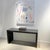 Mid-Century Modern Charcoal Modern Waterfall Console Table For Sale - Image 3 of 4
