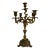 French Louis XV Style 5-Light Rococo Bronze Candelabra For Sale