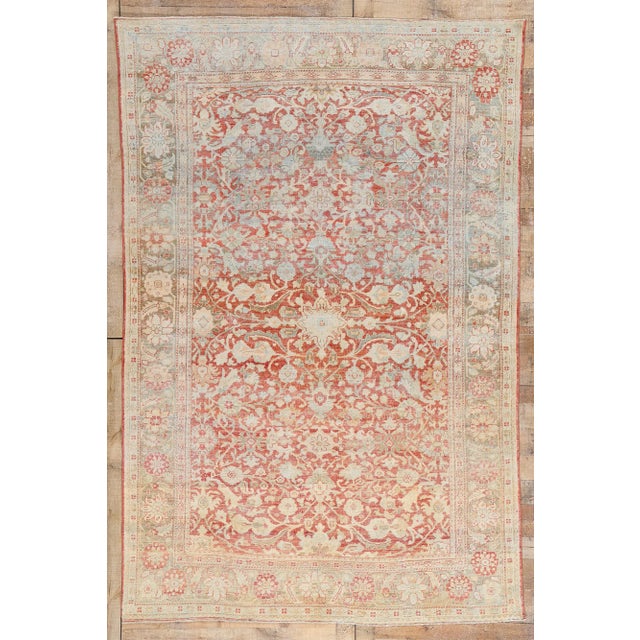 Antique Persian Mahal Rug - 07'00 x 10'06 For Sale - Image 10 of 10