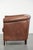 English-Style Club Chair in Cowhide Leather For Sale - Image 5 of 12