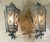 These stunning vintage wall sconces are crafted from solid brass and feature a beautiful distressed finish that adds a...