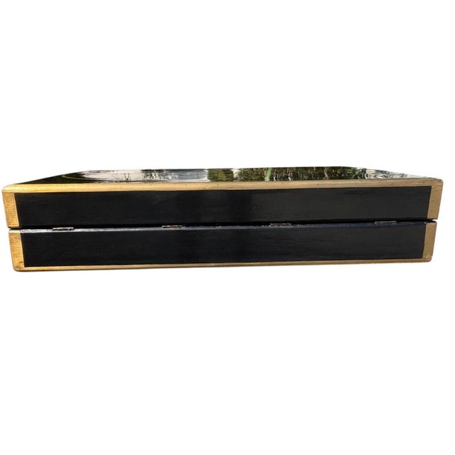 Black Napoleon III Dueling Pistol Case For Sale - Image 8 of 12