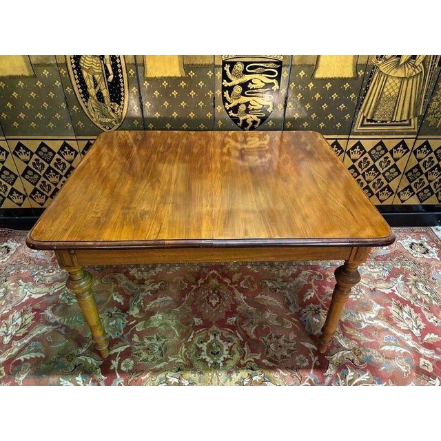 Louis Philippe Table with 2 Extensions For Sale - Image 5 of 9