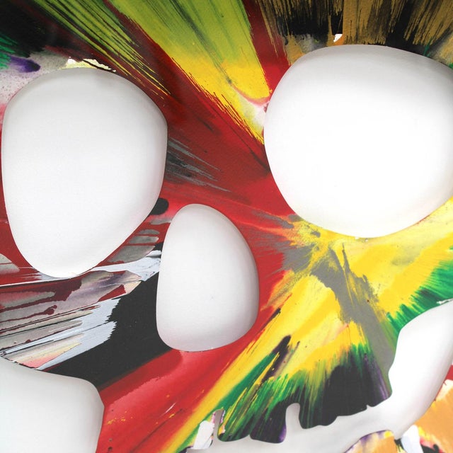 Damien Hirst, Skull Spin Painting, 2009, Acrylic Artwork For Sale - Image 6 of 11