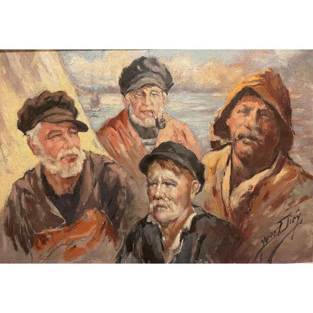 Artist: Yves Dieÿ (1892-1984) Period: 19th century Style: Other Style Condition: Very good condition Material: Oil...