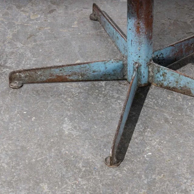 1950s French Industrial Swivel Chairs, 1960s, Set of 5 For Sale - Image 5 of 11