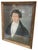 Biedermeier Antique Biedermeier Portrait Painting of a Biedermeier For Sale - Image 3 of 4