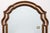 Hollywood Regency Arched Gold-Leaf Mirror with Marbled Glass Border from Deknudt, Belgium, 1950s For Sale - Image 3 of 13
