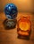 Viking Glass Company Vintage Viking Glass Epic Persimmon Owl Ashtray #6944 | Mid-Century Modern Art Glass Catchall Dish, C. 1969 For Sale - Image 4 of 5