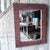 Vintage Wicker Framed Wall Mirror For Sale - Image 3 of 14