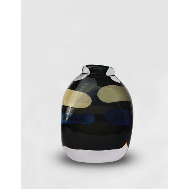 Kaiho III Vase in Mouthblown Glass by Pia Wüstenberg For Sale - Image 6 of 9
