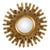 1960s Vintage Hollywood Regency Convex Sunburst Mirror, Europe, 1960s For Sale - Image 5 of 5