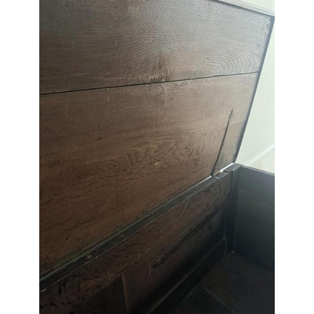 Late 17th Century English Oak Geometric Chest For Sale - Image 9 of 12