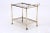 Vintage Glass Serving Cart, 1960s For Sale - Image 9 of 10