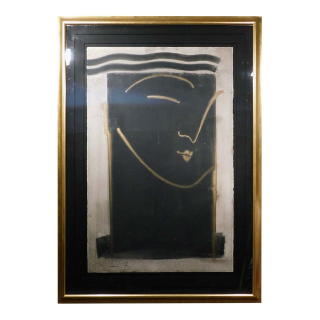 Orlando Agudelo-Botero "Espiritu" Mix Media on Paper Hand Signed, Coa Make Offer For Sale