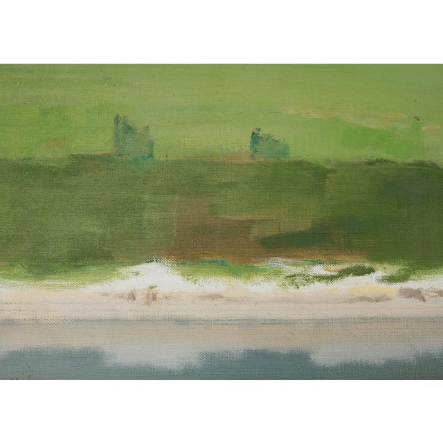 1970s California Coastal Plein Air Impressionist Seascape 1979 For Sale - Image 5 of 17