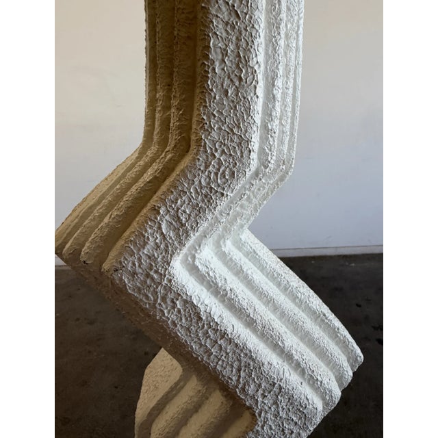 1980s Post Modern Zig Zag Lamp For Sale - Image 4 of 15