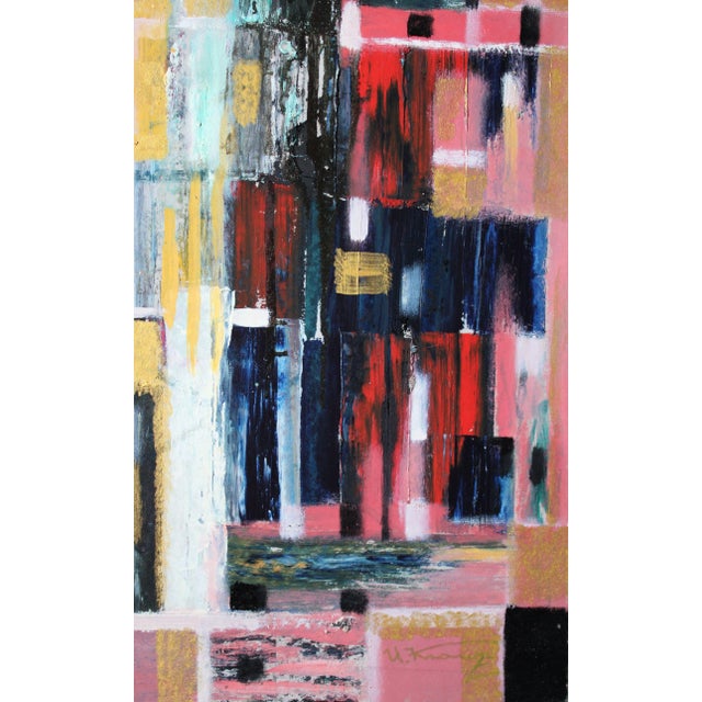 2000 - 2009 Uldis Krauze, Solo I, 2021, Oil on Cardboard For Sale - Image 5 of 7