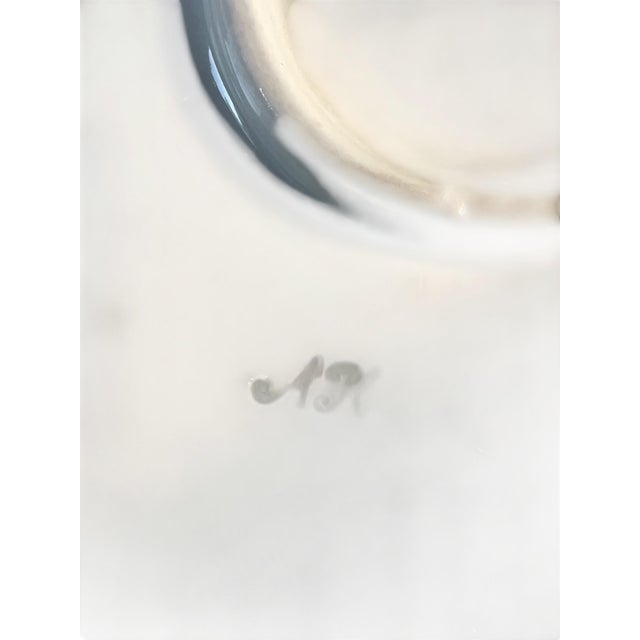 White Vintage Porcelain Vase from A.K. Kaiser, 1920s For Sale - Image 8 of 16