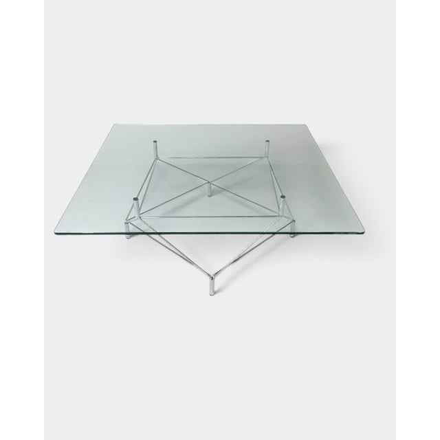 Original Spider coffee table designed by Andreas Hansen for Eilersen in 1991, a distinctive example of Danish minimalist...