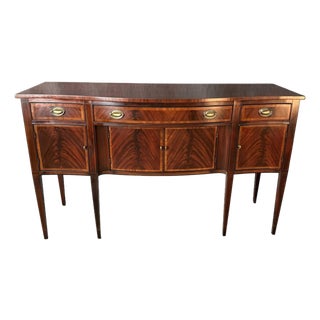 Vintage Hickory Chair Historical James River Plantation Mahogany Sideboard For Sale