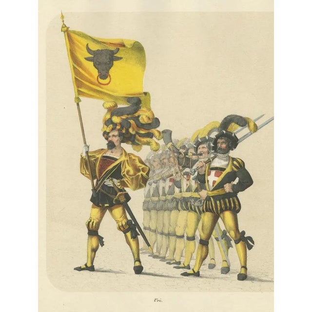 Paper A Celebration of Swiss Heritage and Strength, 1855, Paper For Sale - Image 7 of 10