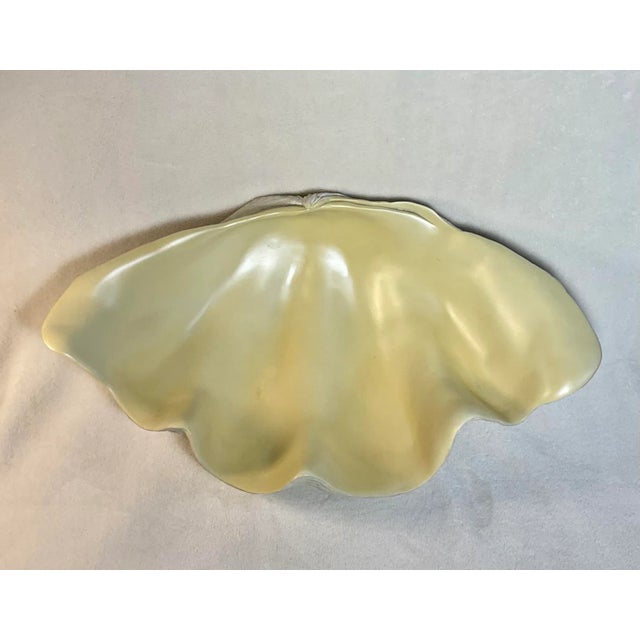 1980s Vintage Coastal Monumental Resin Clam Shell Bowl Decor For Sale - Image 5 of 12