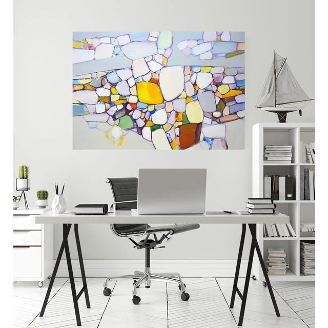 Gray Abstraction 47. Original Contemporary Painting by Iryna Kastsova For Sale - Image 8 of 10