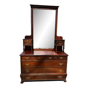 Antique American Classical Mahogany Dressing Chest