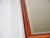Wood Vintage Cherry Wood Wall Mirror with Sanded Edges, 1970s For Sale - Image 7 of 8