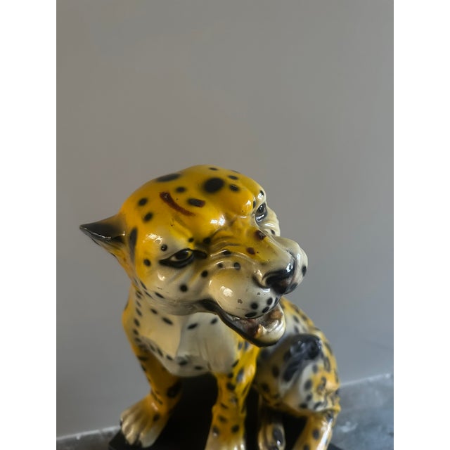 1970s Italan Ceramic Cheetah, 1970s For Sale - Image 5 of 16