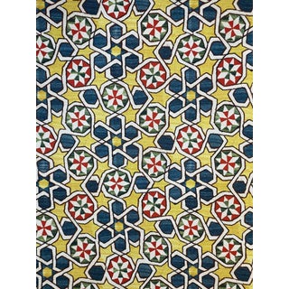 St. Frank "Lakai” Print Fabric– 4.25 Yards For Sale