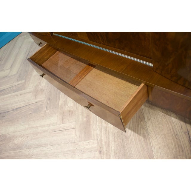 Wood Walnut Sideboard from Stonehill, 1960s For Sale - Image 7 of 10