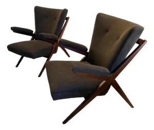 1950s Pair of Lounge Chair
