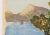 Mid-Century Modern Mid-Century 50s Amalfi Coast Landscape Outsider Folk Art Water Color Painting For Sale - Image 3 of 6