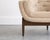 Mid 20th Century Set of MCM Sculptural Walnut Tripod Lounge Chairs in Bouclé, C. 1950s For Sale - Image 5 of 8