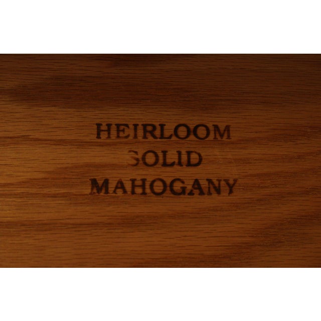 Late 20th Century Link Taylor Chippendale Style Mahogany Chest on Chest For Sale - Image 5 of 18