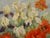 Elizabeth Davies, Still Life with Flowers, 1980, Oil on Canvas For Sale - Image 7 of 17