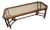 1970s Chinese Chippendale Table Featuring a Faux Bamboo Wooden Base a Smoked Glass Top For Sale