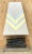 Chrome Vintage Boho Chevron Brass and Chrome Faux Fireplace For Sale - Image 8 of 10