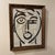 1970s Peter Keil Original Black & White Abstract Portrait Painting, Framed For Sale - Image 9 of 10