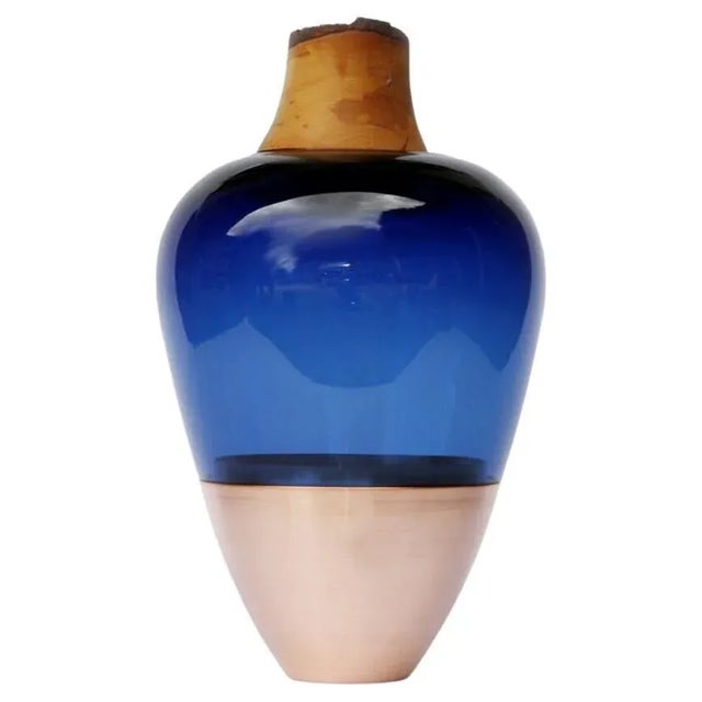 Blue India Vase I by Pia Wüstenberg For Sale - Image 9 of 9