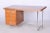 Brown Czech Bauhaus Oak and Chrome Writing Desk by Hynek Gottwald, 1930s For Sale - Image 8 of 11