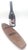 Chestnut 1970s Teak Wood Vide Poche Tray For Sale - Image 8 of 12